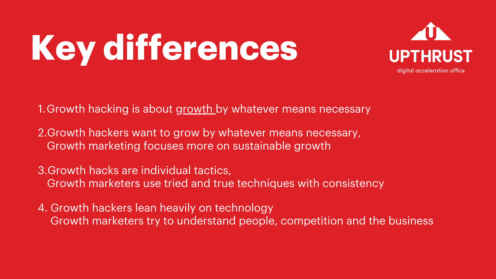 key differences growth hackers and growth marketers