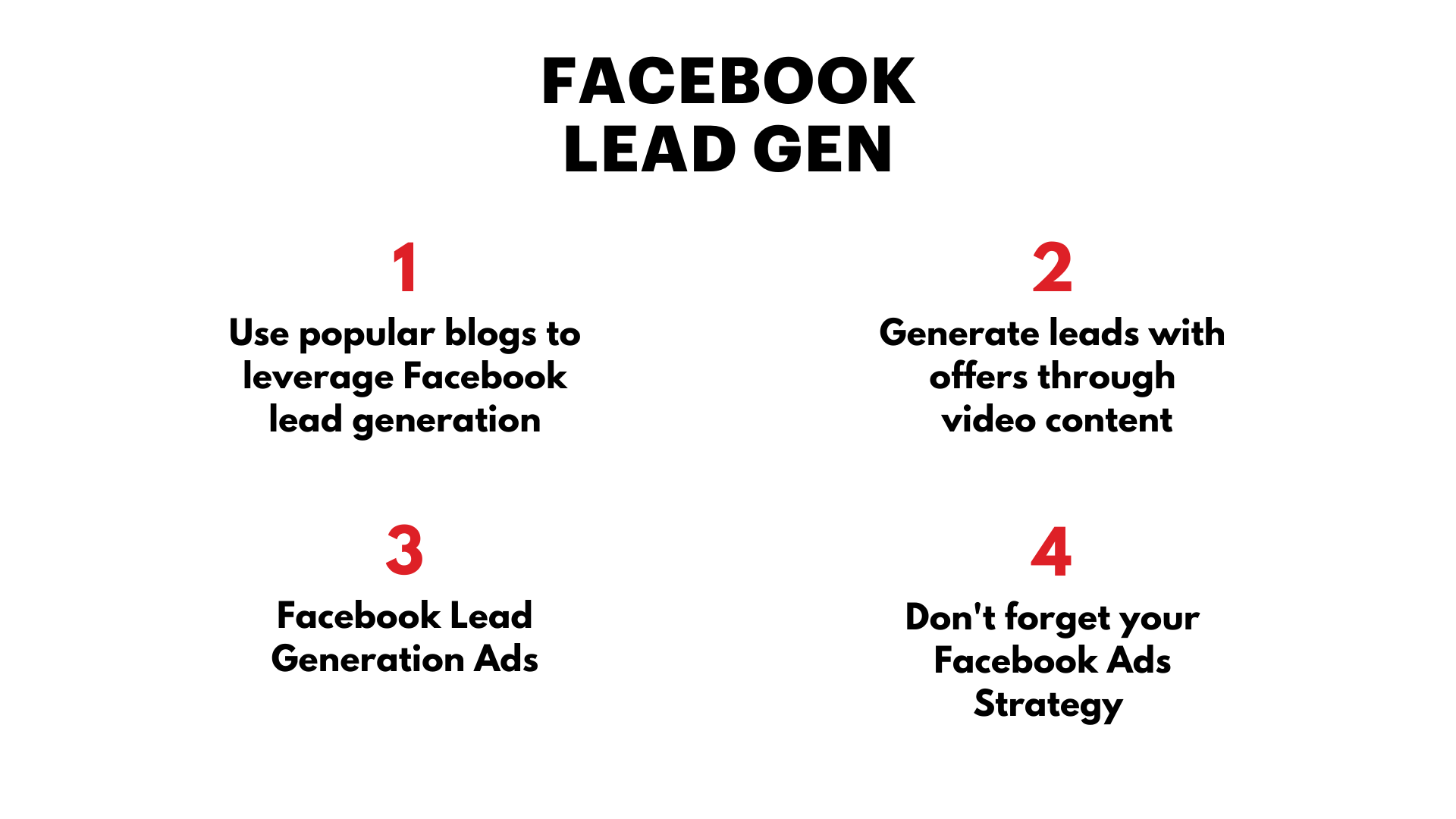 Facebook Lead Generation How to Generate More Leads and Sales Through